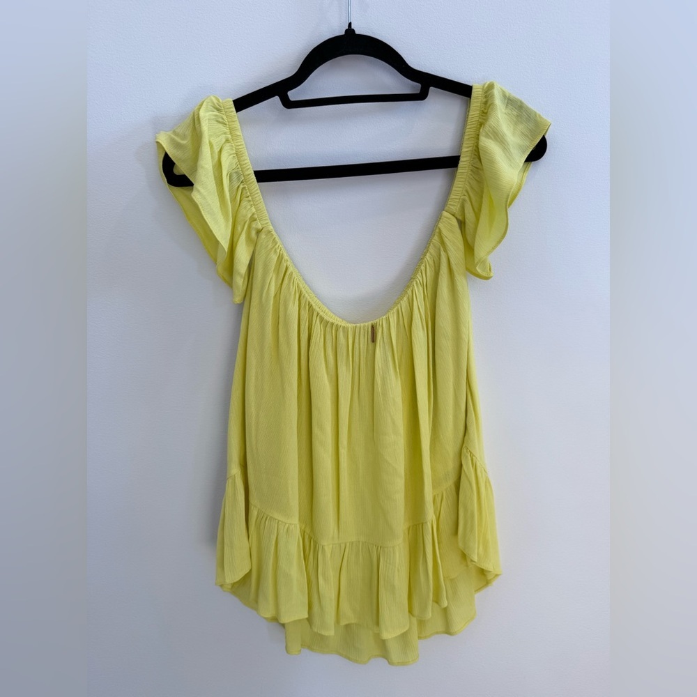 Misa Los Angeles Anais Off Shoulder Top size Medium Boho Festival Celestial - Picture 3 of 7